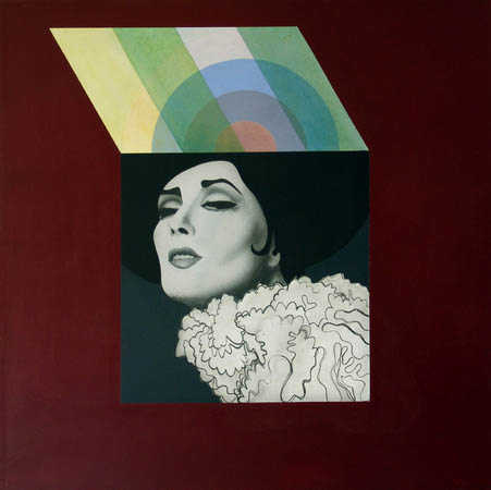 La Maja is a Woman / Acrylic  on canvas / 48" x 48" / 1966   : 1960s : Salvatore Pecoraro - Painter and Sculptor