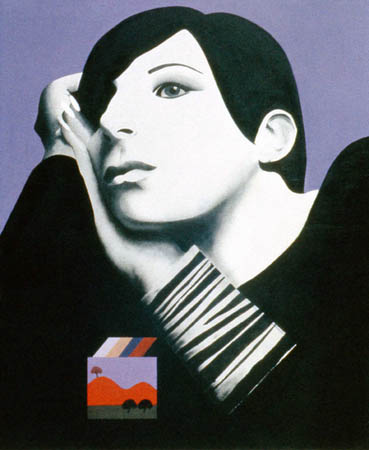 Barbra No. 1 / Acrylic on canvas / 48" x 60" / 1966  : 1960s : Salvatore Pecoraro - Painter and Sculptor