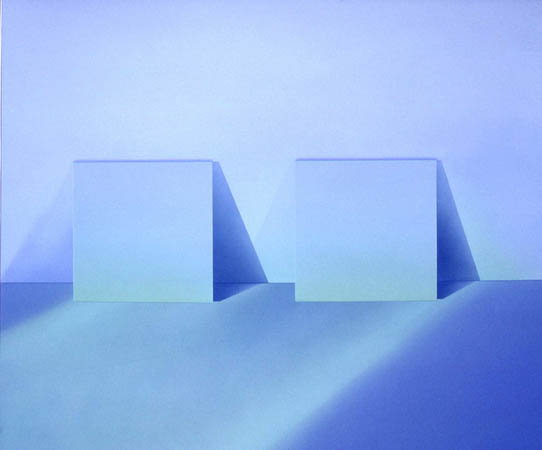 Prismatic Light Series No. 7  / Acrylic on canvas / 58" x 68" / 1977 : 1970s : Salvatore Pecoraro - Painter and Sculptor