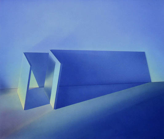 Prismatic Light Series No. 3  / Acrylic on canvas / 58" x 68" / 1977 : 1970s : Salvatore Pecoraro - Painter and Sculptor