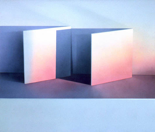 Prismatic Light Series No. 5 / Acrylic on canvas / 58" x 68" / 1977 : 1970s : Salvatore Pecoraro - Painter and Sculptor