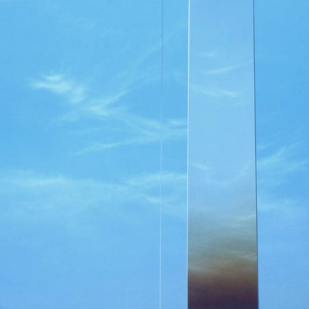 Oct. 1, 1974 N.W. x S. E. / Acrylic on canvas / 68" x 68" / 1974 : 1970s : Salvatore Pecoraro - Painter and Sculptor