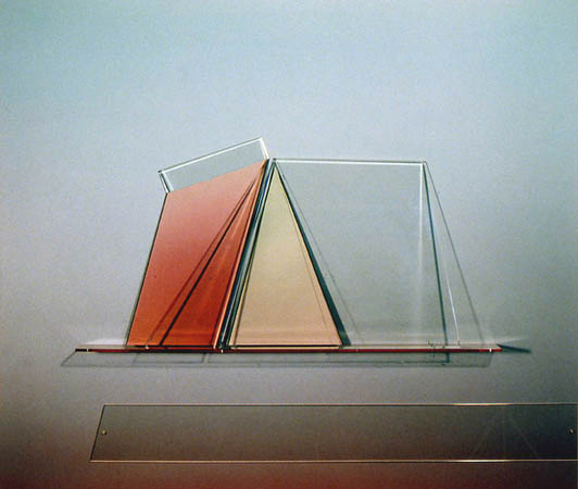 DIamond 2-0769 / Acrylic paint on Plexiglas / 34" x 40" x 4 1/2" / 1981 : 1980s : Salvatore Pecoraro - Painter and Sculptor