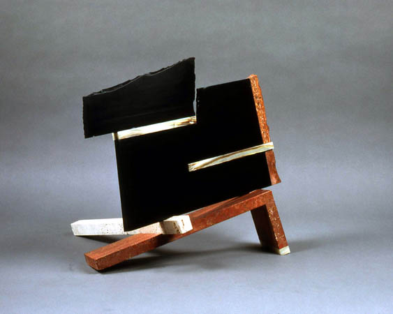 Pietrasanta / Marble, travertine, onyx / 26" x 22" x 18" / 1983 : 1980s : Salvatore Pecoraro - Painter and Sculptor