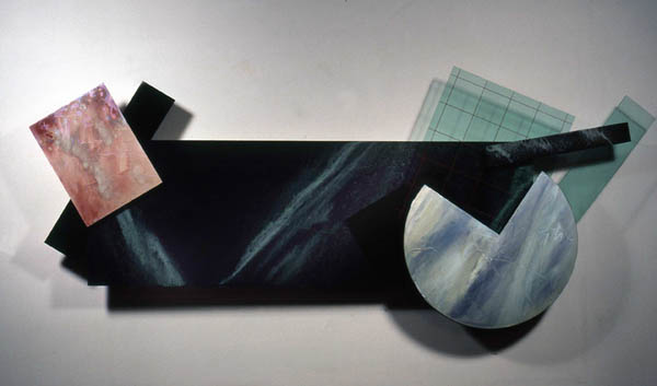 Acrylic paint on acrylic sheet / 24" x 54" x 2 1/2" / 1983 : Original Work : Salvatore Pecoraro - Painter and Sculptor