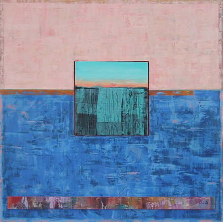 How Deep is the Ocean? / 36" x 36" x 2" / 2011-2012 : Current Work : Salvatore Pecoraro - Painter and Sculptor