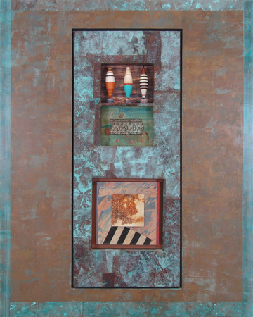 Three Degrees of Separation No.1 /  48" x 60" x 3" / 2004-2012 : Current Work : Salvatore Pecoraro - Painter and Sculptor